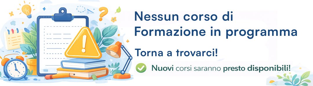 Nessun corso di formazione disponibile